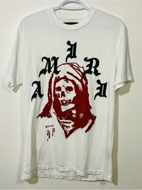 Amiri Wes Lang White and Red Solar Kings T-Shirt